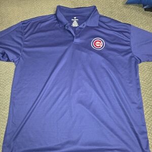 Fanatics Men's Blue Cubs Polo Shirt